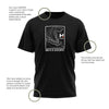 Hiden Backcountry Topo Black T-Shirt 50/50 Blend