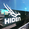 Hiden "As They Lay" Mule Deer Horn Decal 4.66"x5.5"