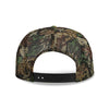 Hiden Woods Camo Black Olive Foam Flatbill Snapback Hat