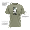 Hiden Coues Ghost Hunter Olive T-Shirt 50/50 Blend