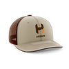 Hiden Brown/Tan Mesh Hunter Snapback Hat