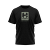 Hiden Boxed Logo Black T-Shirt 50/50 Blend