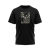 Hiden Exile Camo Black T-Shirt 50/50 Blend