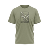 Hiden Exile Camo Olive T-Shirt 50/50 Blend