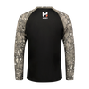 Quick Dry HIDEN EXILE™ Black/Camo Long Sleeve Shirt