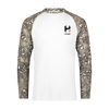 Quick Dry HIDEN EXILE™ White/Camo Long Sleeve Shirt