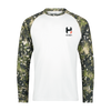 Quick Dry HIDEN EXILE™ White/Camo Long Sleeve Shirt