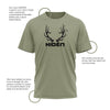 Hiden Elk Bad Mofo Olive T-Shirt 50/50 Blend