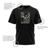 Hiden Exile Camo Black T-Shirt 50/50 Blend