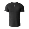 Hiden Exile Camo Logo Black T-Shirt 50/50 Blend