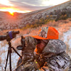 Hiden Blaze Orange/Hybricam Flat Bill Snap Back Hunting Hat