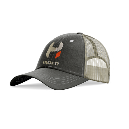 Womens Hiden Huntress High Pony Hat Tan/Charcoal