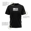 Hiden "American Hunter" Black T-Shirt 50% Poly 50% Cotton