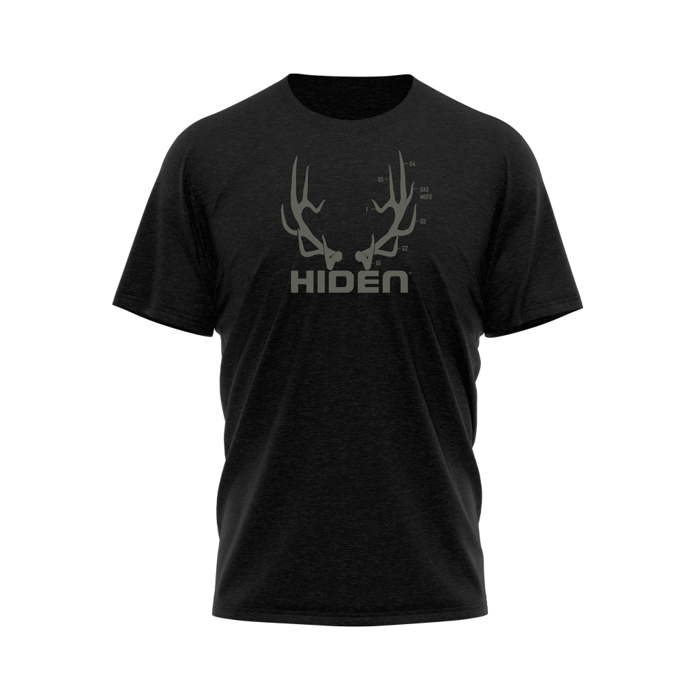Hiden Elk Bad Mofo Black T-Shirt 50/50 Blend