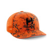 Hiden Kryptek Inferno Blaze Orange Curved Snapback Hat