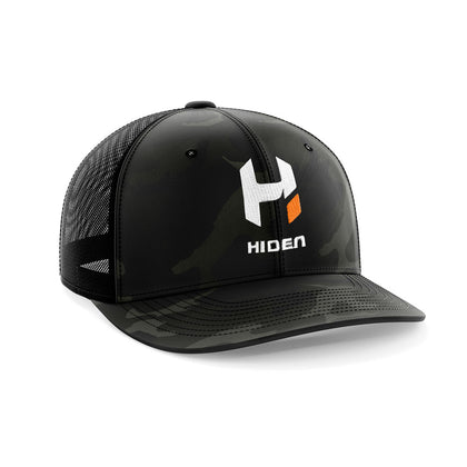 Hiden Black Multicam Camo Mesh Hunter Snapback Hat