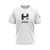 Hiden White Cotton Blend T Shirt