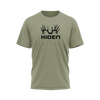 Hiden 11pt Whitetail Olive T-Shirt 50/50 Blend