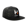 Hiden Multicam® Camo Flat Bill Snap Back Hat No Mesh